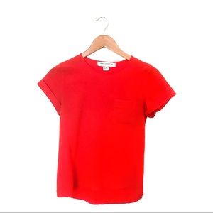 French Connection Polly Plains Pocket Tee